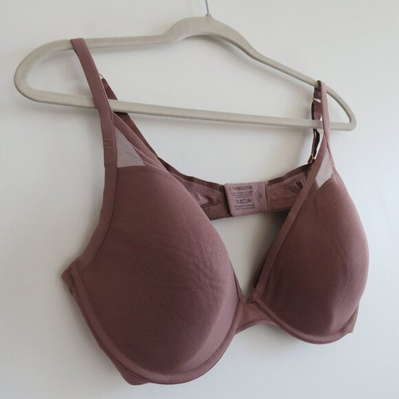 THIRDLOVE 24/7 Classic Contour Plunge Bra in Twighlight - Size 38D - Picture 4 of 14